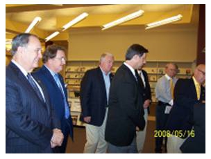 Bay County Commissioners at opening for new Bay County Public Library